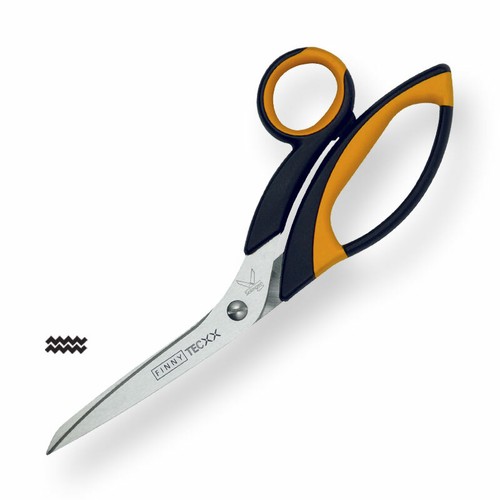 Double serrated shears for - serrated,