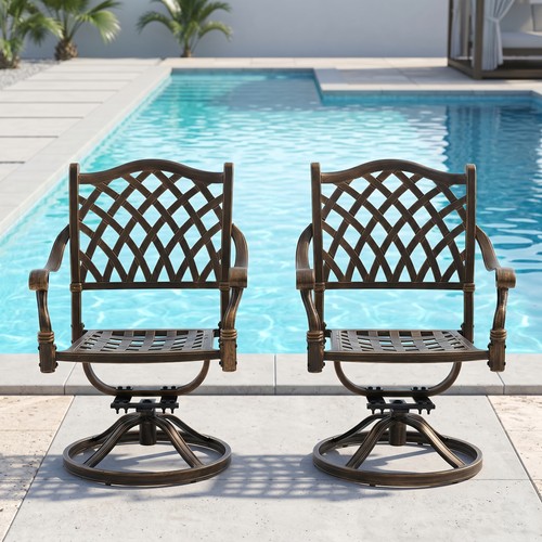 Set cast aluminum swivel - set,