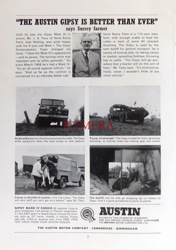 Bmc austin gipsy - bmc, 'gipsy