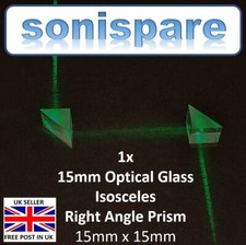 Mirrored 15mm Optical Glass