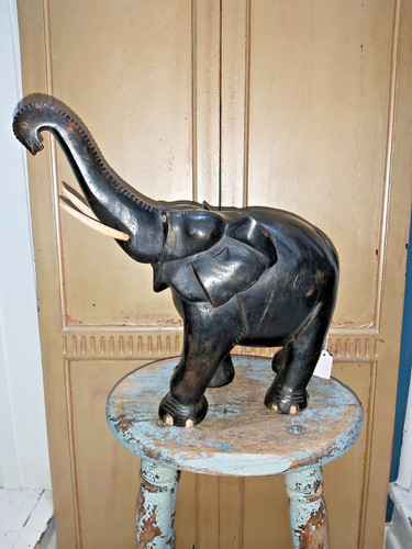 Large vintage hand carved - large,