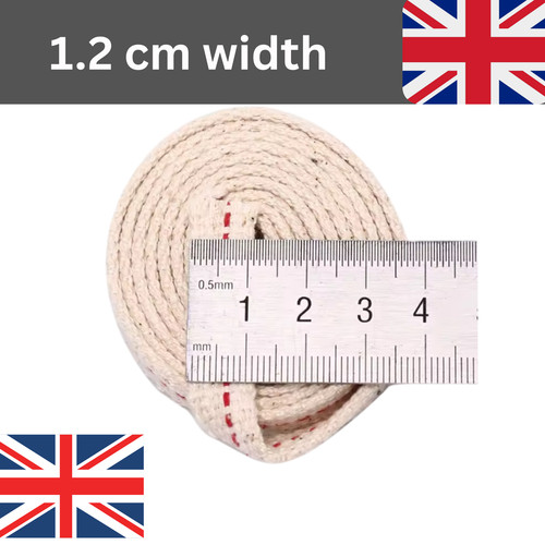 Flat cotton oil lamp - cotton, wick