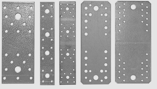 Heavy duty straight - straight, galvanised