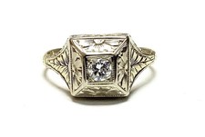 14k Solid Yellow Gold Filigree