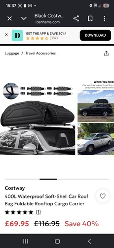 Cost way roof bag for - roof, car
