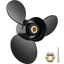 VEVOR 3817469 Outboard Propeller Boat Propeller 3-Blade 14 1/4 Diam. x 21" Pitch