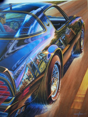 Pontiac trans art smokey - art, &