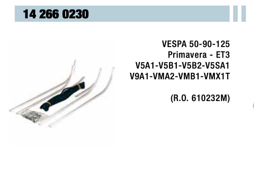 Complete kit foot - strips, vespa