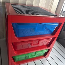 Official LEGO Red 3-Drawer