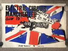 Vintage 80s Sex Pistols Poster