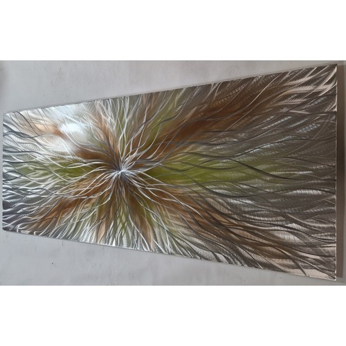 Modern abstract metal wall