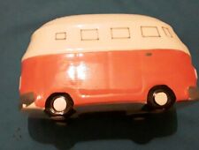 CERAMIC VW CAMPER VAN MONEY BOX WITH ORIGINAL STOPPER
