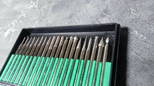 Diamond die grinder burrs - die,