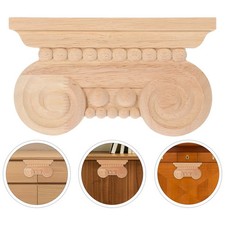  Onlay Applique Corbel Decorative Wooden Carving Applique Furniture Onlay Window