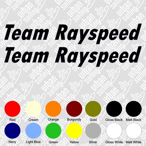 Team rayspeed decals set - af,