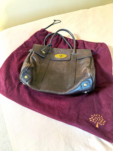 Brown leather mulberry - brown,