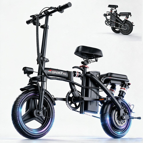Folding electric bike for - bike,