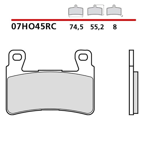 Brembo front brake pad - front,