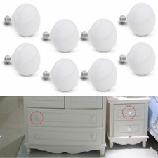 32x Ceramic Door Knobs Furniture Cabinet Cupboard Wardrobe Drawers Pulls Handles