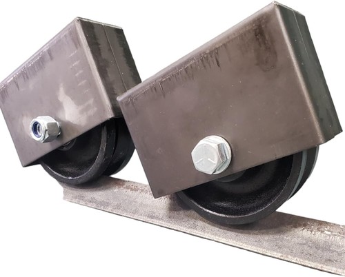Cast iron groove wheel - 6", v-groove