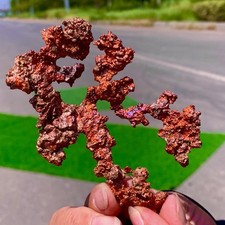 78G Rare!! iridescent Native Copper crystal mineral specimen