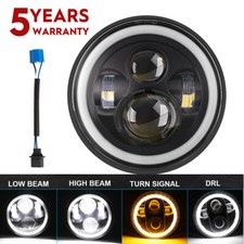 Motorbike LED Headlight Black