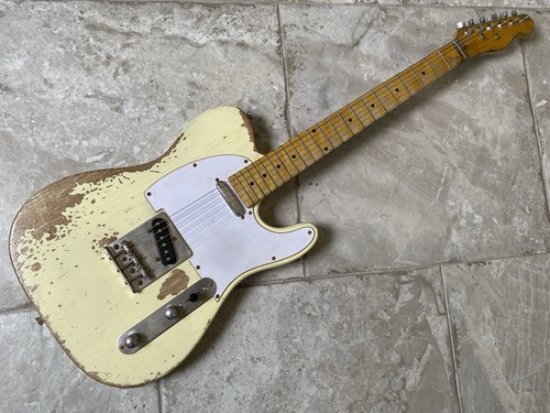 Telecaster aged white nitro - telecaster,