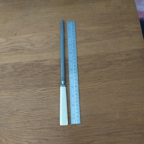 Vintage knife sharpener steel - knife,