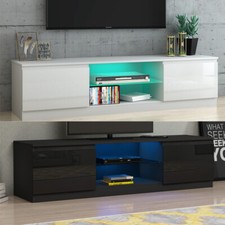 Modern 160cm TV Unit Stand TV Cabinet Sideboard High Gloss Doors & Matt Body