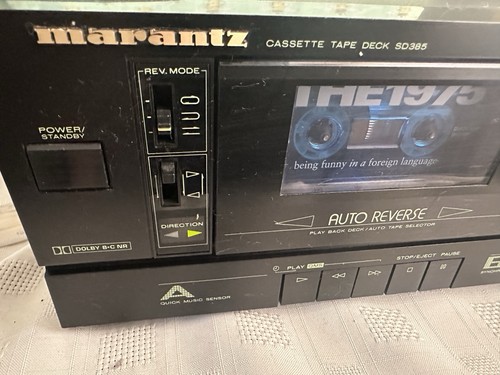 Marantz sd385 cassette deck - marantz,