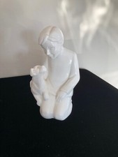 My Best Pal White Bone China Figurine from Coalport Moments collection. 2000