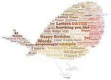 word art personalised present