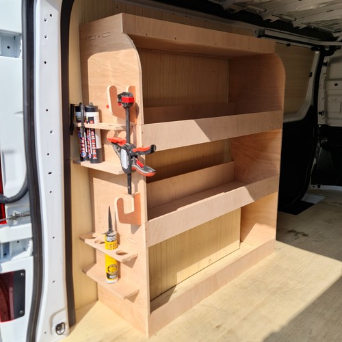 Vauxhall vivaro van - vauxhall, racking