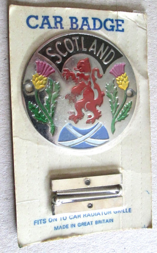 Scotland vintage car grill - scotland,