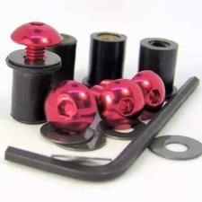 Yamaha XT660R 2004-2016 Red Aluminium 4 Bolt Screen Kit