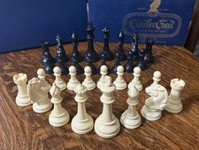 1967 Cavalier Chess Set Tournament Edition 1491 Staunton Design By Pacific Game