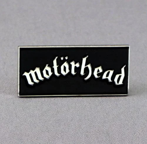 Black motorhead enamel pin - enamel,