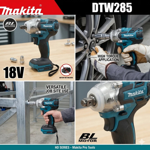 Makita dtw285 18v brushless - makita,