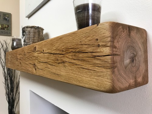 Modern solid oak beam - modern,