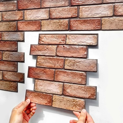 10x tile brick wall - 3d,
