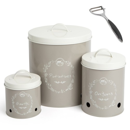 Pack vegetable storage tin - storage,