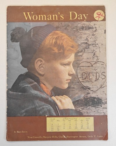 Woman day february - 1938, vtg