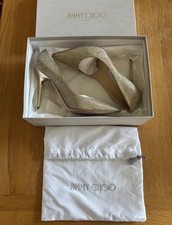 gold jimmy choo heels 39