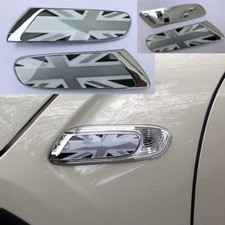 SIDE SCUTTLES UNION JACK BLACK SIDE INDICATOR INSERT for MINI COOPER F56 F55 F57 