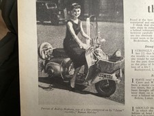 VESPA DOUGLAS AULDREY HEPBURN
