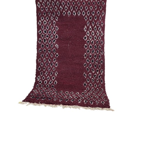 Vintage moroccan burgundy - vintage, rug
