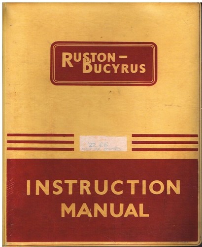 Ruston bucyrus excavator - bucyrus,