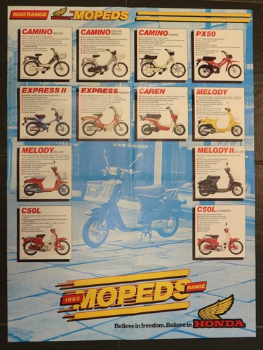 Vintage honda moped - honda,
