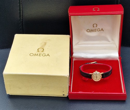9ct gold vintage ladies omega - vintage,