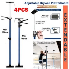 4x Drywall Plasterboard Props